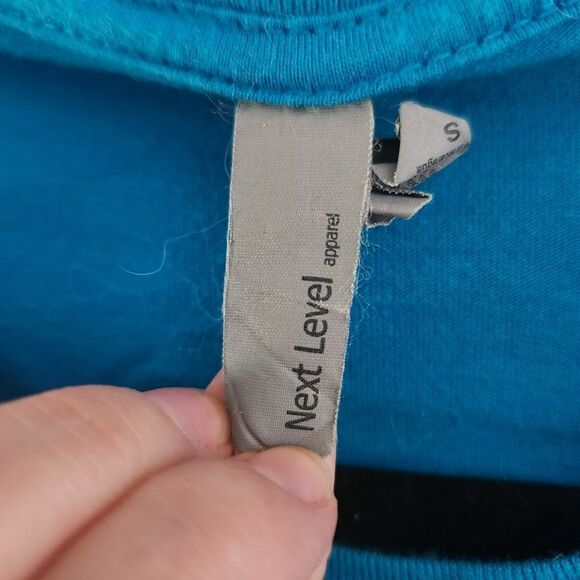 Next Level Teal Blue Women's Tee This Is What a Feminist Looks Like Size Small - Picture 2 of 4